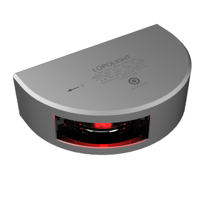 Luz de navegação vermelha de bombordo Lopolight 2NM - 300-002