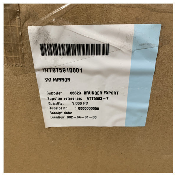 Attwood Perma-Plate Chrome Adjustable Ski Mirror Universal Mount (9083-7)