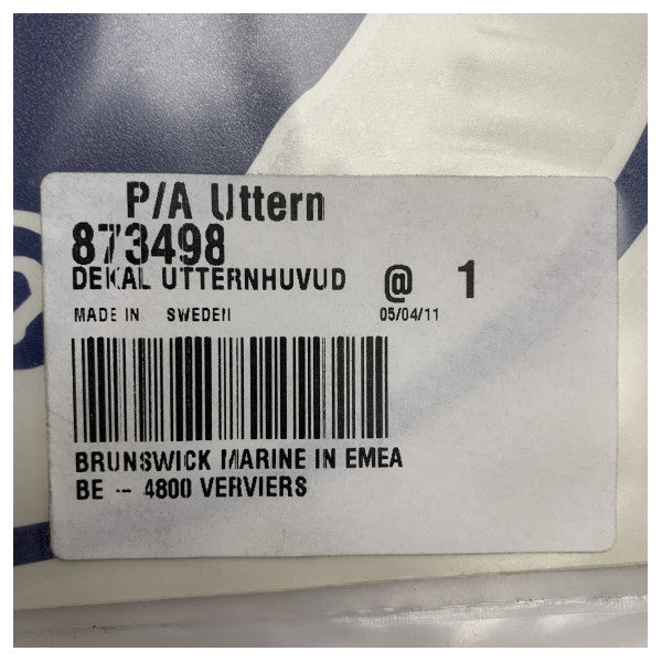 ウッターネ decal ロゴ BIG ブルー - 873498 