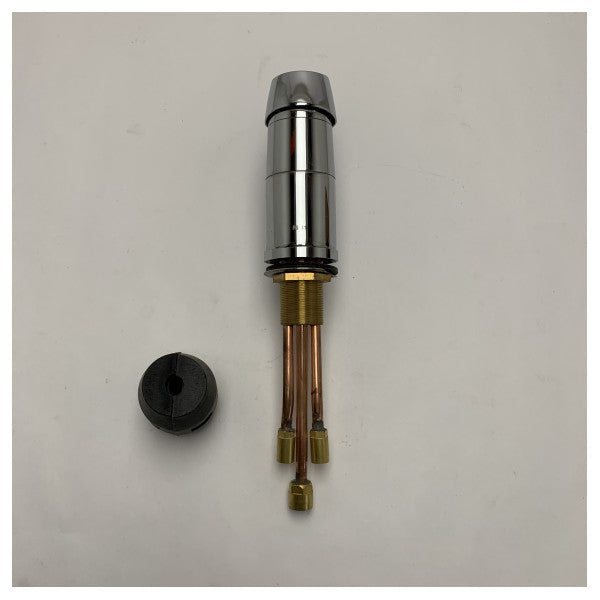 RamonSoler 6919 Vulcano Marine Wasserhahn - Langlebiger verchromter Wasserhahn für Boote und Schiffe