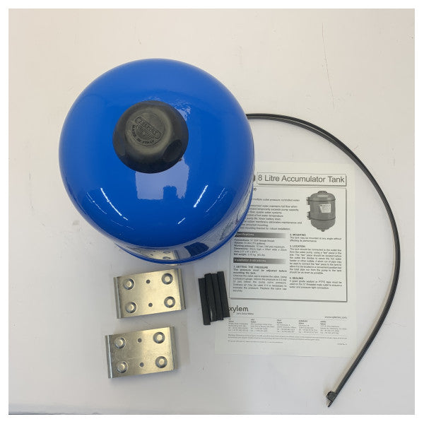 Jabsco 23240-2000 Tank ta' Egalizzazzjoni 8 litri għall- Sistema tal-Pompa tal-Ilma Frisk 