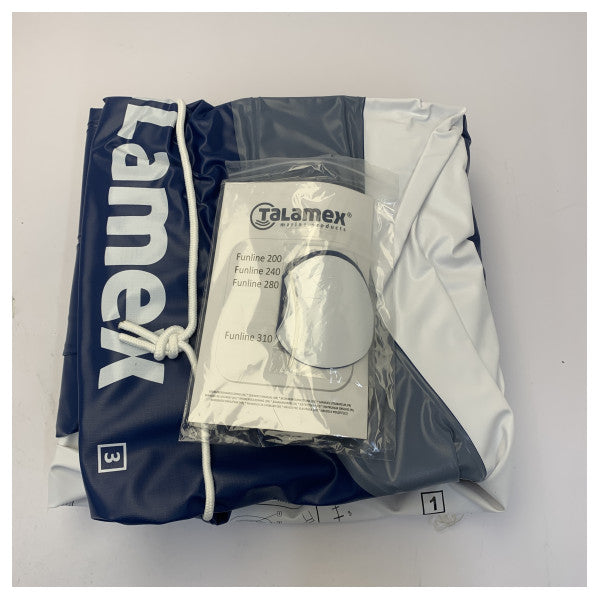 Talamex Funline 240 Gommone Inflabile Blu - Inclusi Remi, Pompa e Kit di Riparazione 