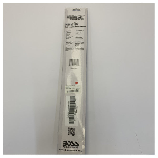 BOSS Audio Systems MRANT12W Marine Audio Antenne - Weiß - Flexibel 