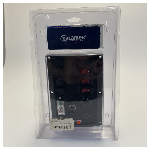 Talamex Elektrikli Anahtar Paneli ile Sigortalar 14577023 12V 