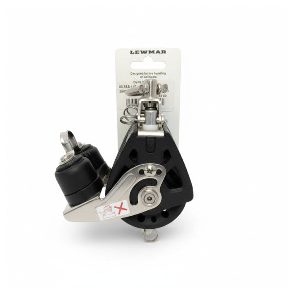 ルエマー 29926010BK 60 mm シンクロ トリプル リーチェット リギング ブロック クレート付き 