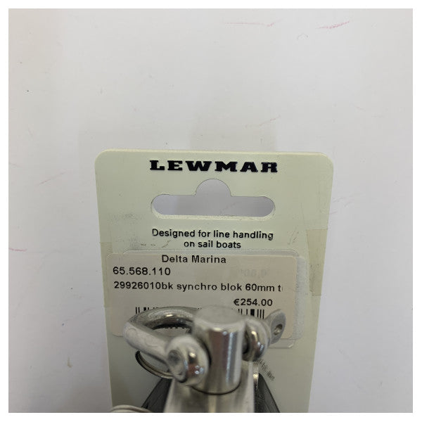 ルエマー 29926010BK 60 mm シンクロ トリプル リーチェット リギング ブロック クレート付き 