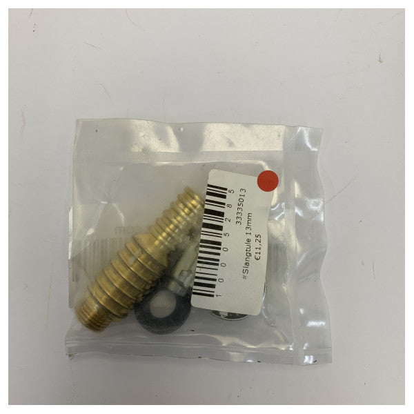 Talamex mässingslangnippelsats med tätning 13 mm 33335013 