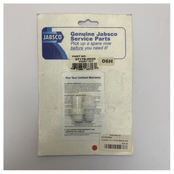 Jabsco 37176-0000 Servicesæt til marinepumper Originaldel 