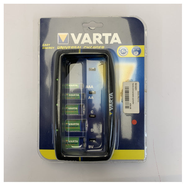 VARTA Universal batterioplader til AA, AAA, C, D & 9V 5919251 