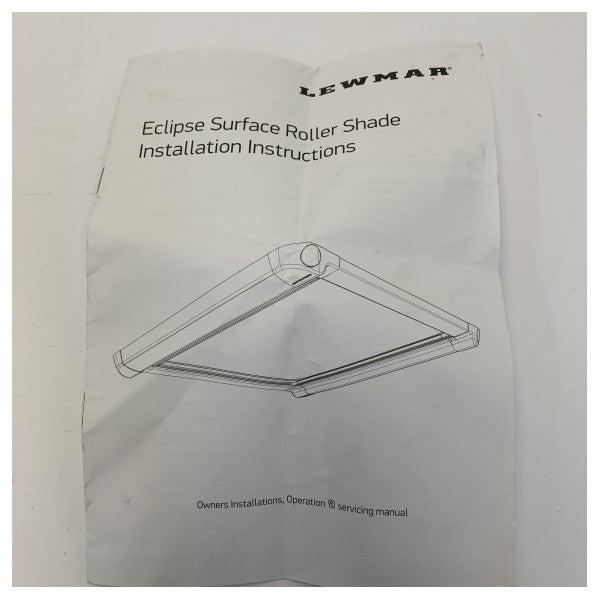 Lewmar 367744100 Dimensione 44 Tenda avvolgibile per aperture di accesso Bianca 