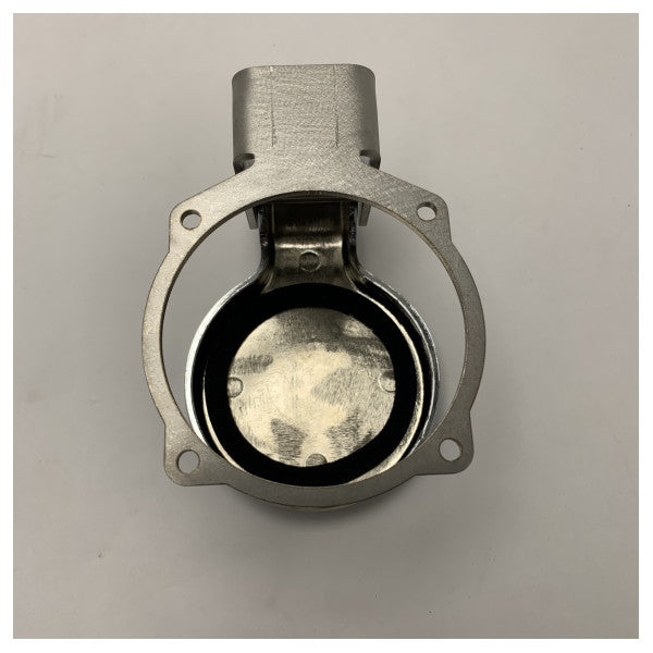 غطاء موصل معدني من الكروم من الدرجة البحرية لغطاء موصل كهربائي من الكروم لمارشال DSN6 - حماية الموصل الكهربائي المقاوم للتآكل