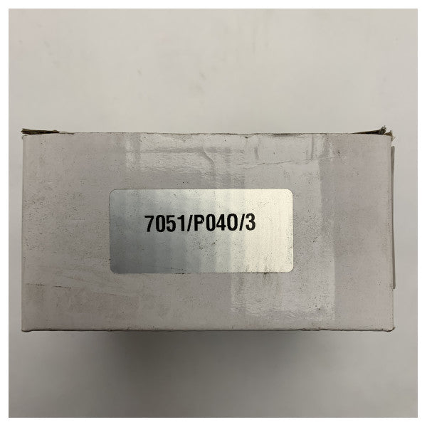 BCM Marine Paslanmaz Çelik 4 Düğmeli Dikey Anahtar Paneli - Tekneler ve Yatlar için Dayanıklı, Kompakt ve Kolay Kablolama - 7051/P040/3