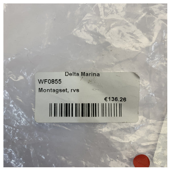 Kit de montaje de tubo de acero inoxidable Delta Marina WF0855 para herrajes de yates y barandillas 