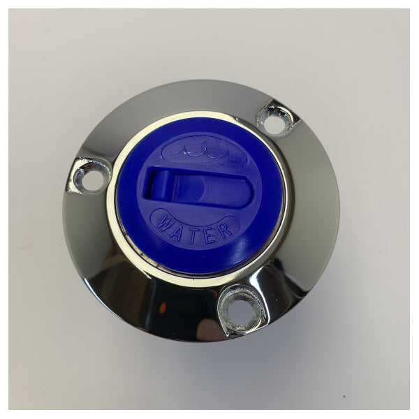 Chromdeckel Füllkappe für Wasser - Yachtzubehör - 45-38-19 