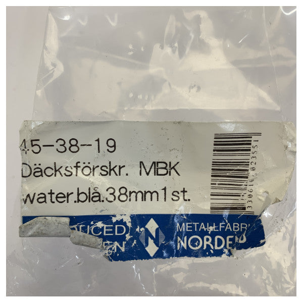 Chromdeckel Füllkappe für Wasser - Yachtzubehör - 45-38-19 