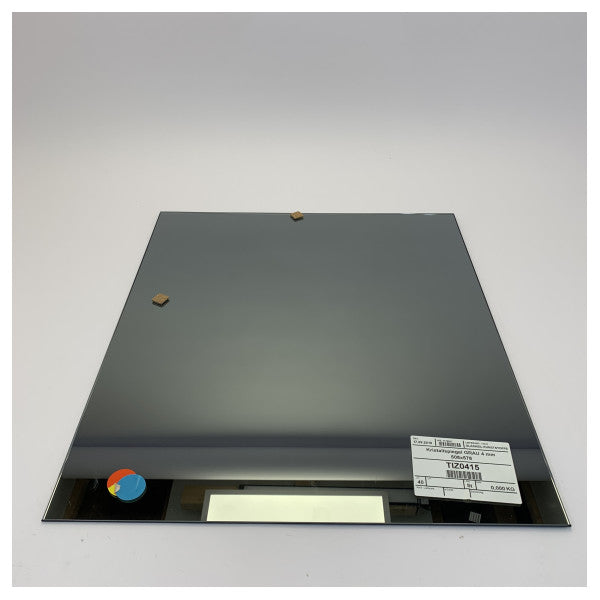 Glaskeil Kunststoffe Grey Crystal Mirror 4mm 508x578mm für Hanse Yachts - TIZ041 