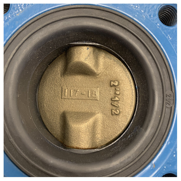 ギブソン BLK 1 DN65 GUS1400 16 バー バタフライバルブ 青 