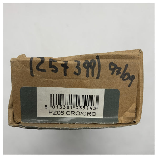 IBB PZ06 CRO/CRO support de rail simple en chrome 30 cm 