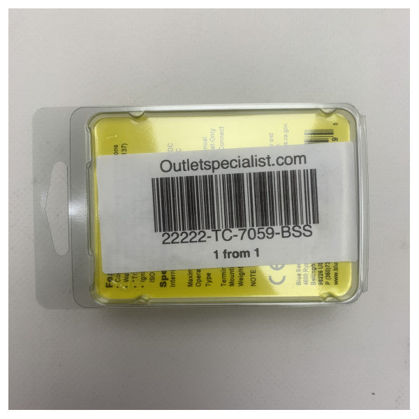 Blue Sea Push Button Reset Circuit Braker 30 AMP - 7059 -BSS