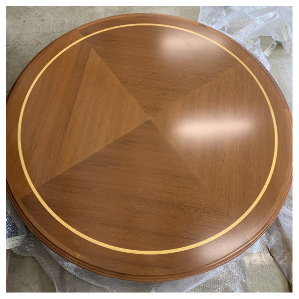 Ferretti Teak Round Table Blade High Gloss - 140 cm - 51813 