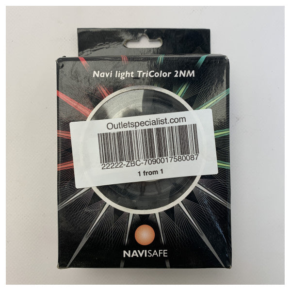 NaviLight TriColor 2NM LED-navigointivalo musta