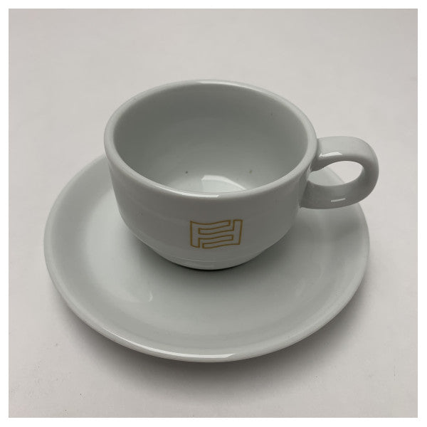 Ferretti Premium Porcelain Coffee Cup and Saucer Set � Kestävä, Marine-Grade Tableware by Tognana - 65551