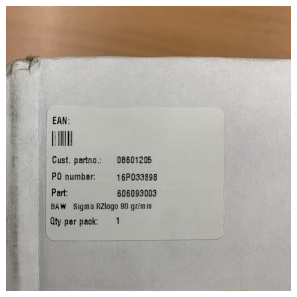 Indicateur de taux de rotation Radio Zeeland Sigma 120 - 90 gr/min - 08601205 