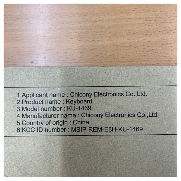 Clavier USB noir HP 803181-L31 KU-1469 - Noir - Périphérique informatique 