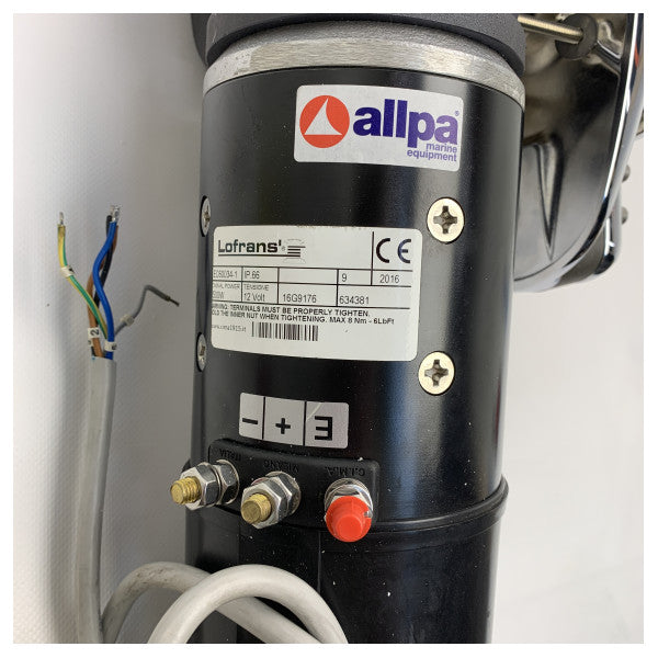 Електрична якірна лебідка Lofrans Project 1500 | X3 | 1500 Вт 12В 8 мм - 187311