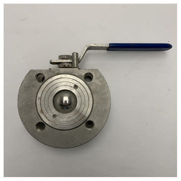 DN40/316VAR valv tal-ballun magħmul mill-azzar inox b'flangijiet għat-tensjoni għolja 