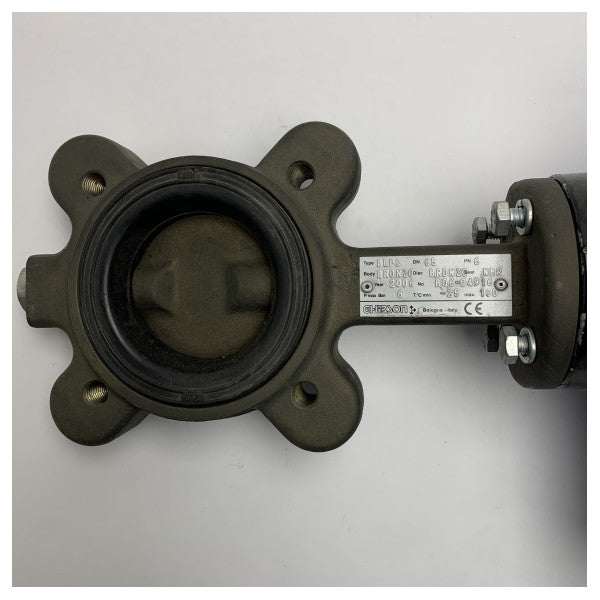 Válvula de bronze marítima com atuador elétrico IP67 - DN65, pressão de 6 bar, válvula de controlo marítimo offshore durável