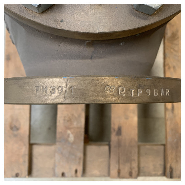 صمام البوابة البحرية البرونزي البحري DN125 يدوي التشغيل DN125 PN6 - صمام متين مقاوم للتآكل للاستخدام البحري والسفن