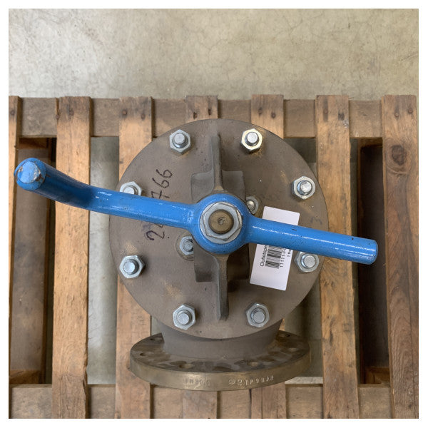 صمام البوابة البحرية البرونزي البحري DN125 يدوي التشغيل DN125 PN6 - صمام متين مقاوم للتآكل للاستخدام البحري والسفن