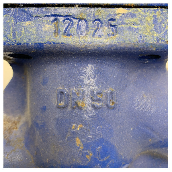 Θαλάσσια βαλβίδα πύλης από ανοξείδωτο χάλυβα DN50 PN6 - Ανθεκτική χειροκίνητη βαλβίδα για θαλάσσιες εφαρμογές