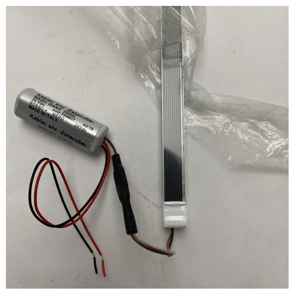 مصباح Kablac Marine LED مصباح الحائط السحري Z1 ماجيك وول بروفايل S2 � تركيبات LED متينة 24 فولت أبيض دافئ من الألومنيوم للقوارب