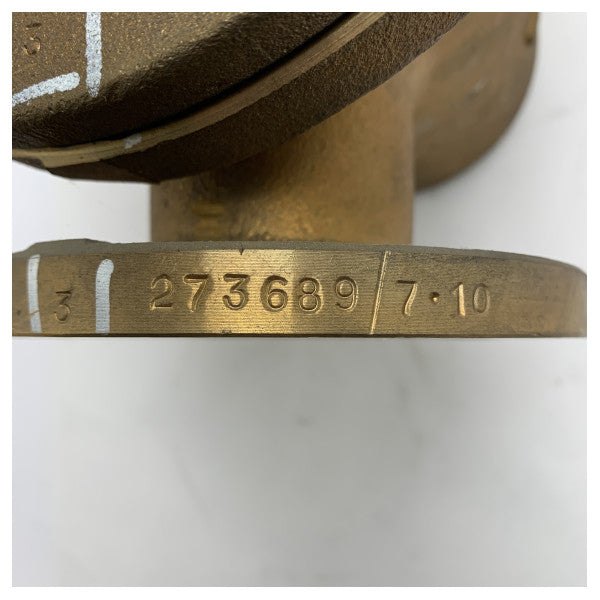 Marine Grade DN50 Bronze & AISI Stainless Steel Inline Sea Strainer Filter for Corrosion-Resistant Marine Applications