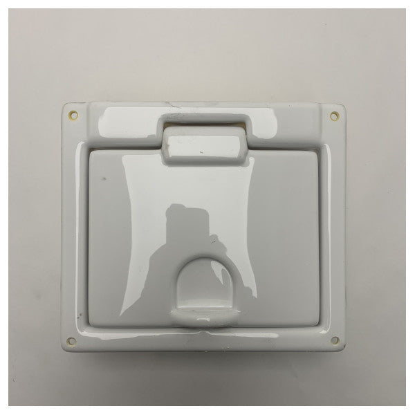 Міцний водонепроникний морський пластиковий ящик для зберігання з дверцятами для човнів і яхт Osculati 220 x 195 x 70 мм - 20.023.00