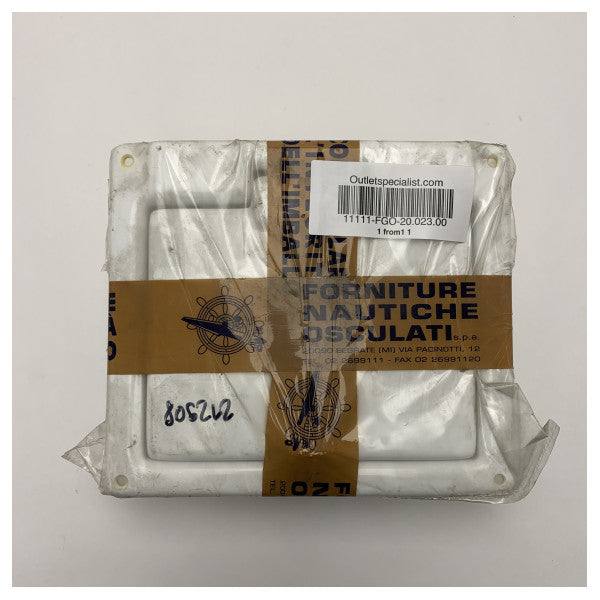 Міцний водонепроникний морський пластиковий ящик для зберігання з дверцятами для човнів і яхт Osculati 220 x 195 x 70 мм - 20.023.00