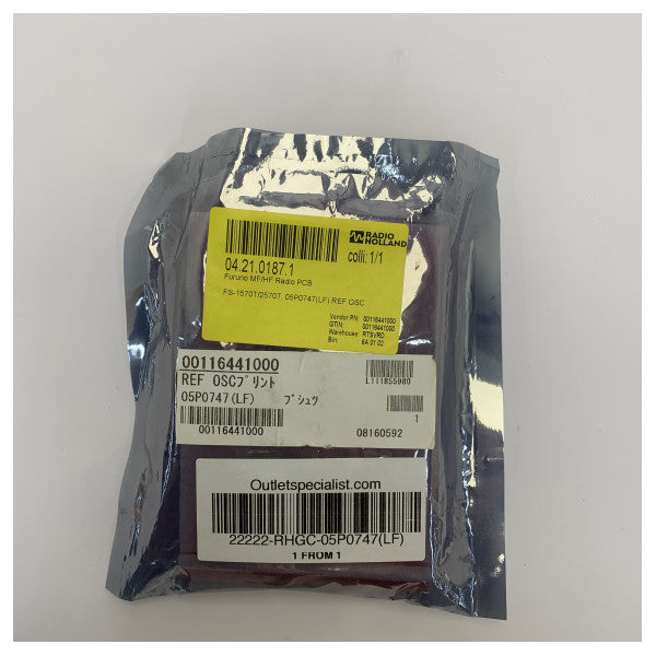 Furuno 05P0747(LF) REF OSC PCB FS-1570T ja FS-2570T MF/HF-radiolle 