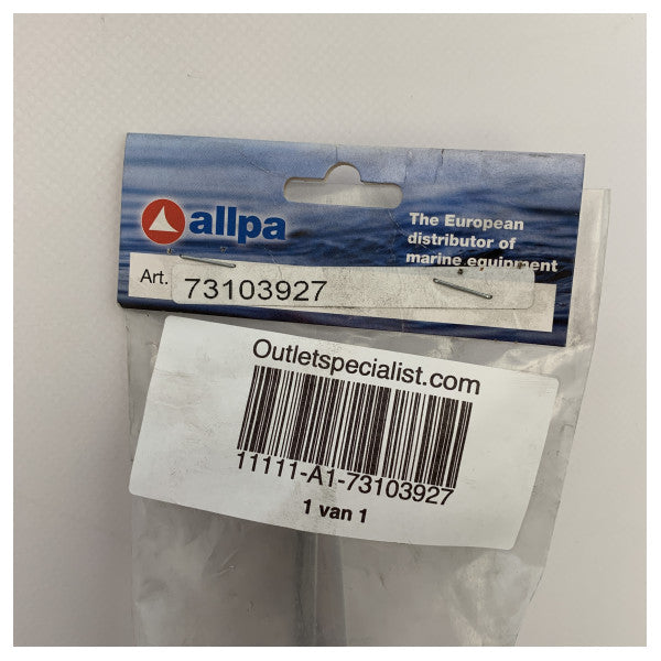 Allpa Fixed Aluminum Cleat 200 x 45 mm - 73103927