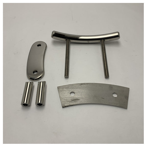 Gebogene Klampe aus rostfreiem Stahl - 290178