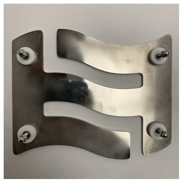 شارة شعار قارب فيريتي مارين FF من الفولاذ المقاوم للصدأ شعار قارب متين مقاوم للتآكل