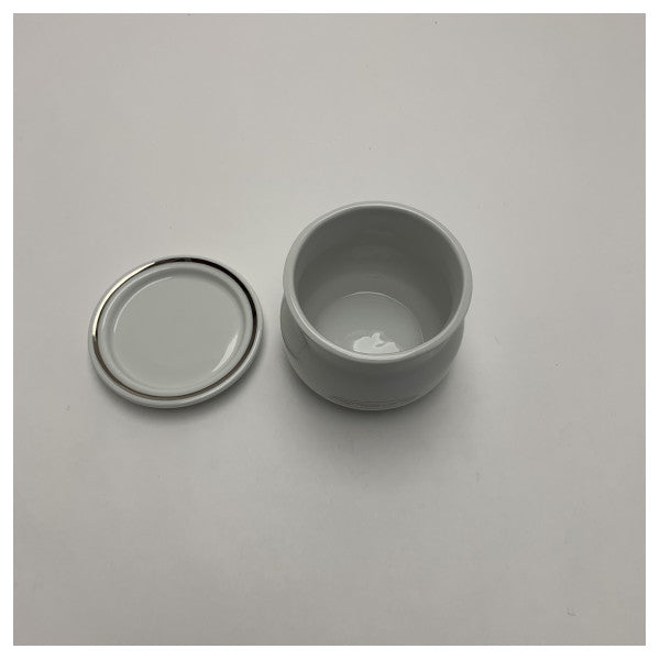 Pershing Richard Ginori White Ceramic Sugar Container with Lid - 058 4278 66018