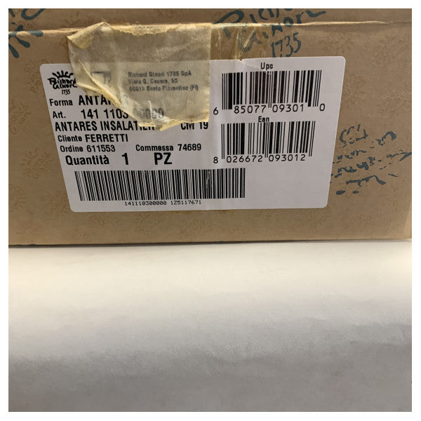 パーシング・リチャード ジノリ・アンタレス 19cm セラミック・サラダボウル - 軽量、耐久性、船やボートでの使用に最適