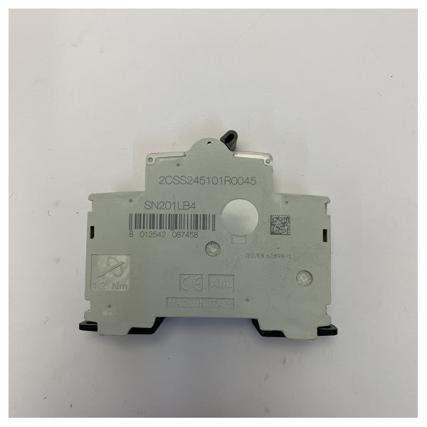ABB SN201 L-B4 Автоматичний вимикач 1P+N 4A B-Характеристика 