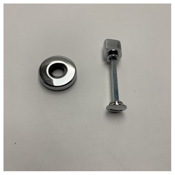 مزلاج باب من الكروم من أوليفاري مع زخرفة زخرفية H107/R6 - مزلاج باب من النحاس الأصفر المتين من الدرجة البحرية