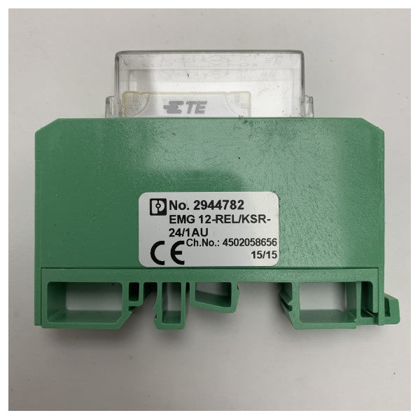 Phoenix Contact 24V AC/DC -relemoduuli merenkulun sovelluksiin - kestävä, vedenpitävä, DIN-kiskoon asennettava rele