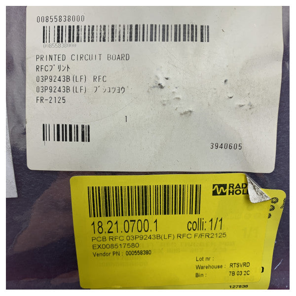 Furuno X-Band-Radarplatine für Schiffsradarsysteme � 03P9243B(LF) RFC FR-2125