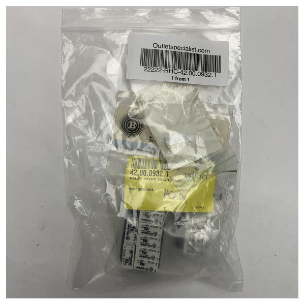 DC24V マリンリレー 2x C/O ディルマウント - 船舶用高耐久性小型電気部品 - MR30229024