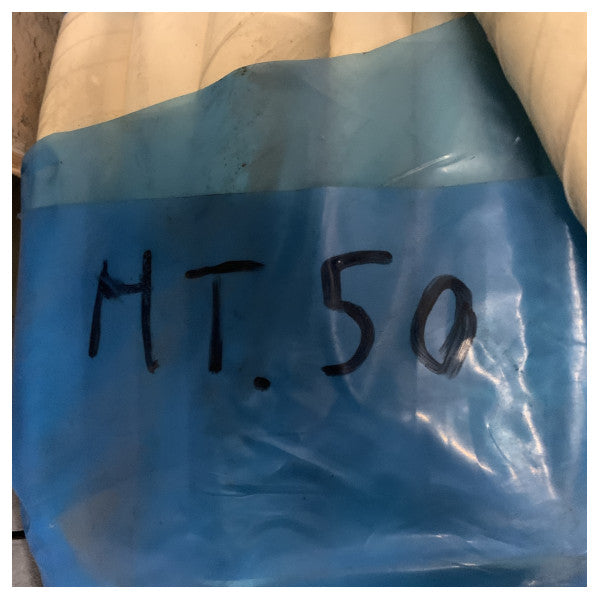 White Waterproof Oil-Resistant Flexible hose for Marine and Industrial Pipelines � 22mm Diameter, 40m Roll